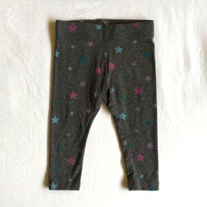 george charcoal gray with colorful stars leggings 12 months baby girl